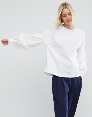 puff sleeve blouse asos