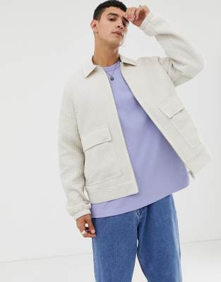 asos white jacket