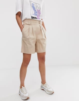 asos white shorts