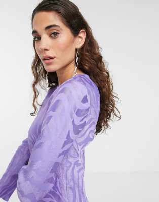 asos white long sleeve dress