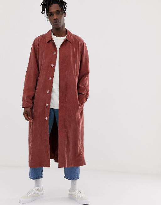 Rust trench outlet coat