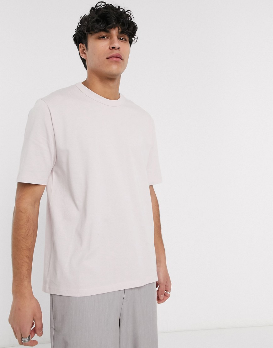 ASOS WHITE loose fit t-shirt in lilac-Purple