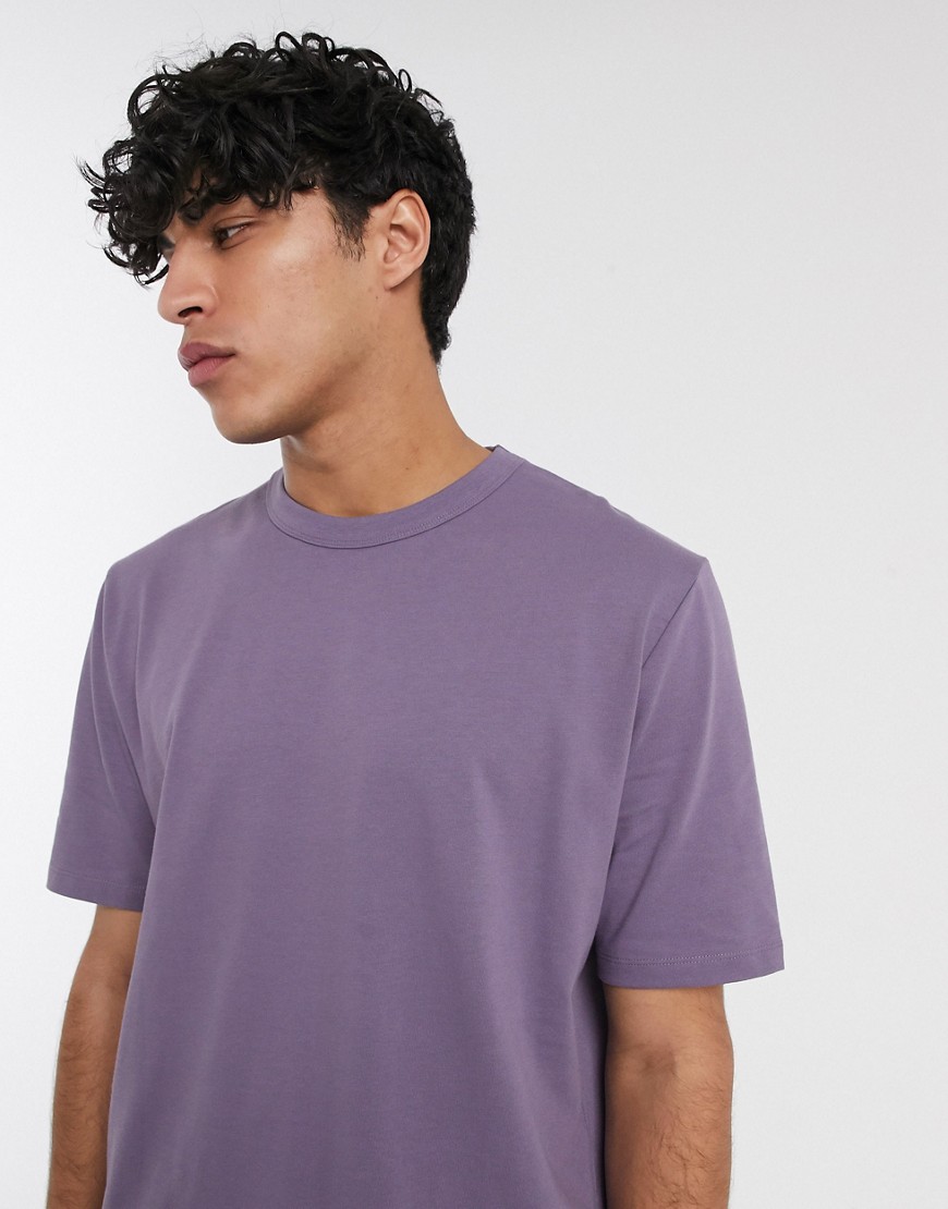 ASOS WHITE loose fit t-shirt in purple