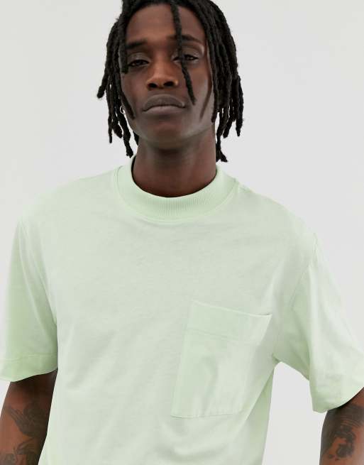 ASOS WHITE - Losvallend T-shirt in mintgroen