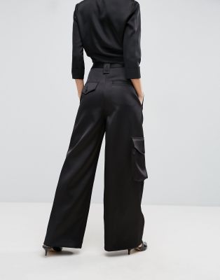 asos wide leg joggers