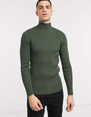 white muscle fit jumper