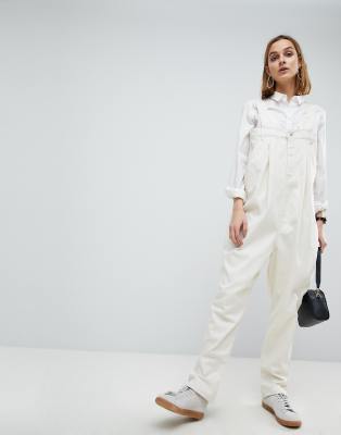 asos white overalls