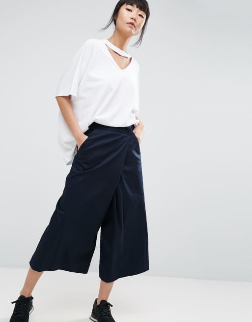 ASOS WHITE Overlap Trousers