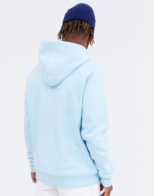 pastel blue hoodie