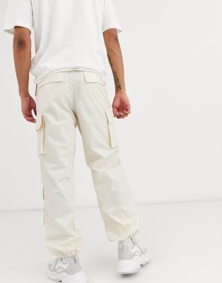 asos beige cargo pants