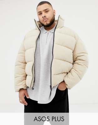 asos white puffer