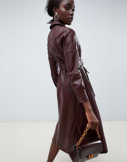 Asos 2025 robe cuir