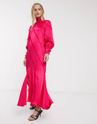 asos long sleeve white dress