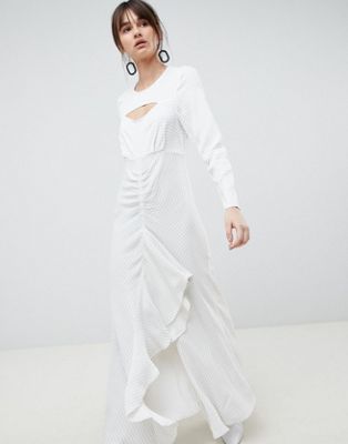 white maxi dress asos