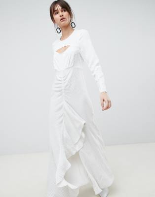 asos maxi dress white