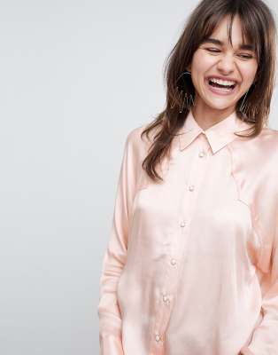 satin shirt asos