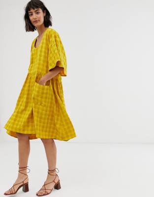 plus size midi shirt dress