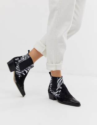 asos white ankle boots
