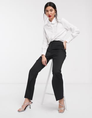 ASOS WHITE split hem suit pants | ASOS