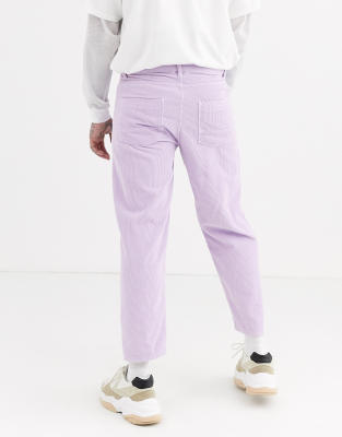 lilac corduroy trousers