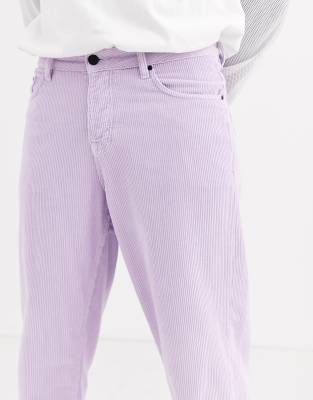 lilac cord trousers