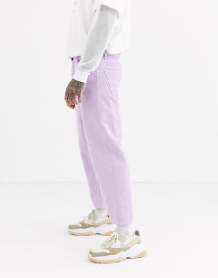 lilac corduroy trousers