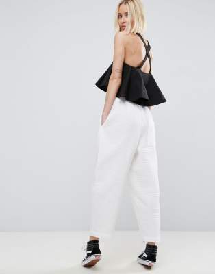 asos white trousers