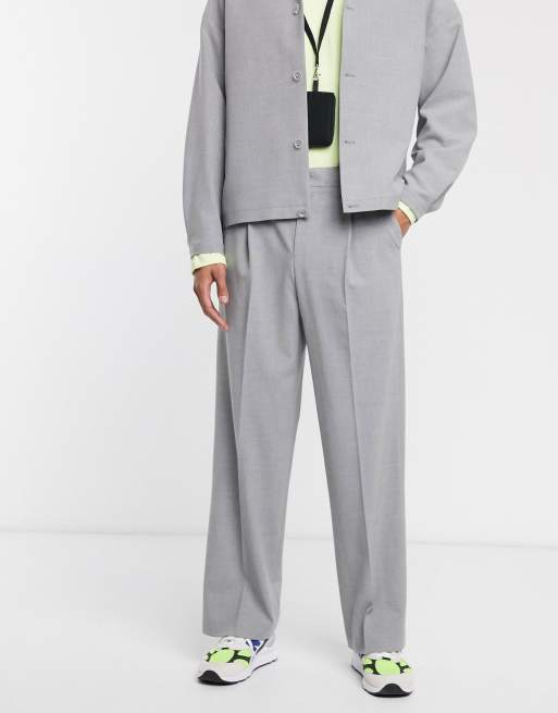 ASOS WHITE boxy suit in dark grey, 3 of 3