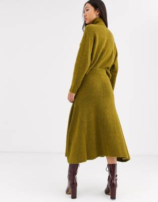 flared wool skirt uk