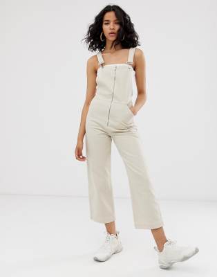 asos white dungarees