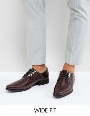 burgundy wide fit shoes