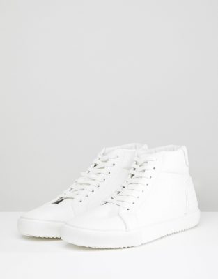 asos white leather sneakers