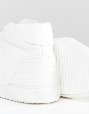 wide fit high top trainers