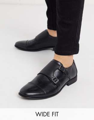 wide fit monk shoes