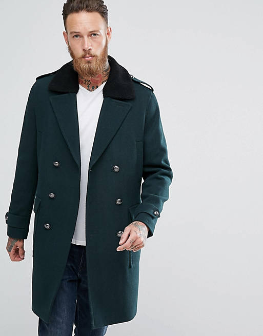 Asos Wool Mix Trench Coat With Borg, How To Clean Wool Trench Coat