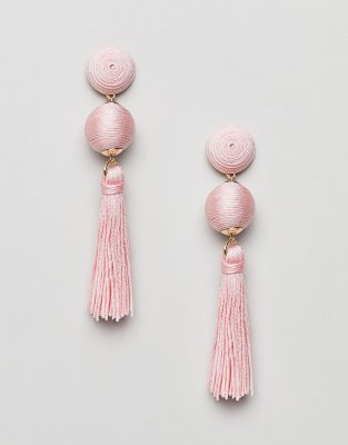 pink earrings asos