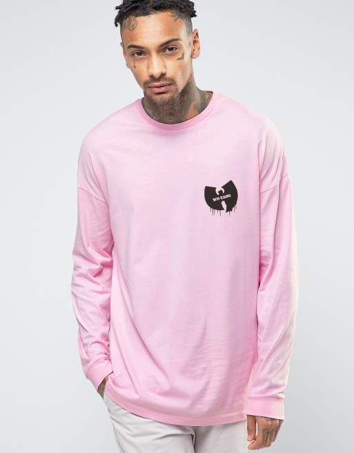 Pink wu sale tang shirt