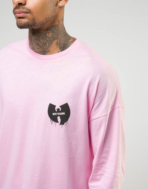 Pink wu best sale tang shirt