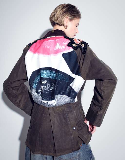 ASOS x Barbour Jimmy Turrell Edition Wax Jacket No07, 3 of 6