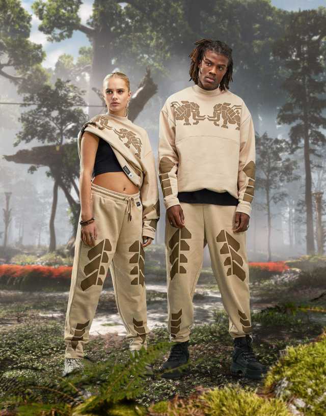 ASOS X Horizon Forbidden West unisex sweatpants in stone - part of a set