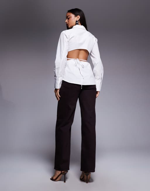 ASOS X THE SOURCED COLLECTION – Bruna jeans, 3 av 5
