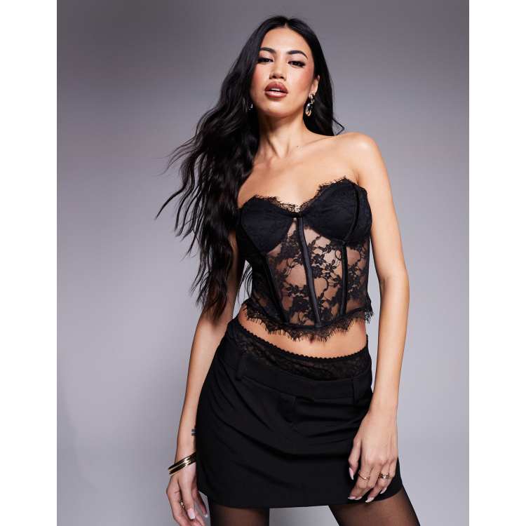 トップス andmary navi corset tops black トップス andmary navi corset tops black Dark Romance Corset