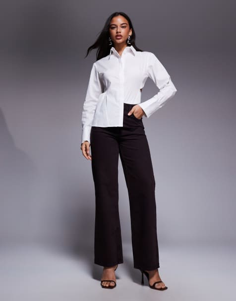 ASOS X THE SOURCED COLLECTION jeans in brown - view 1