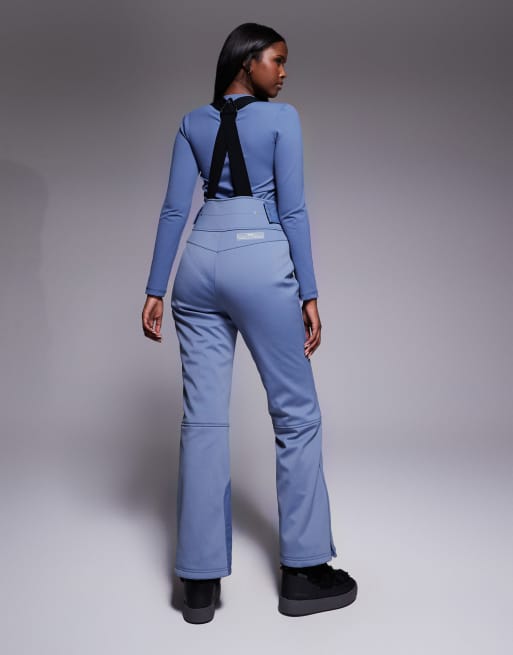 ASOS 4505 Ski - Pantalon de ski évasé en tissu déperlant - Bleu clair, 2 de 5