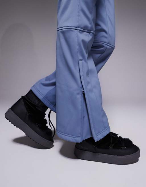 ASOS 4505 Ski - Pantalon de ski évasé en tissu déperlant - Bleu clair, 4 de 5