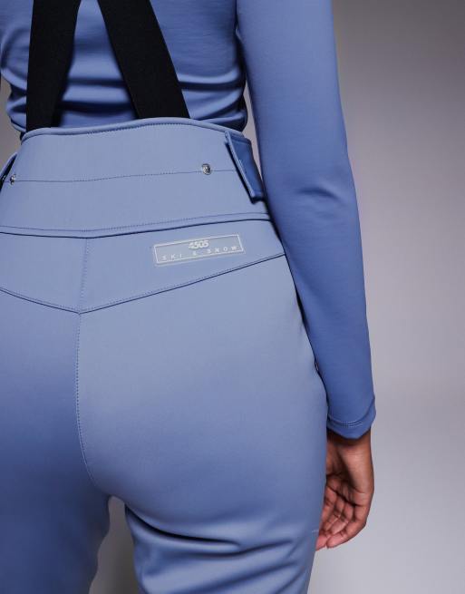 ASOS 4505 Ski - Pantalon de ski évasé en tissu déperlant - Bleu clair, 5 de 5