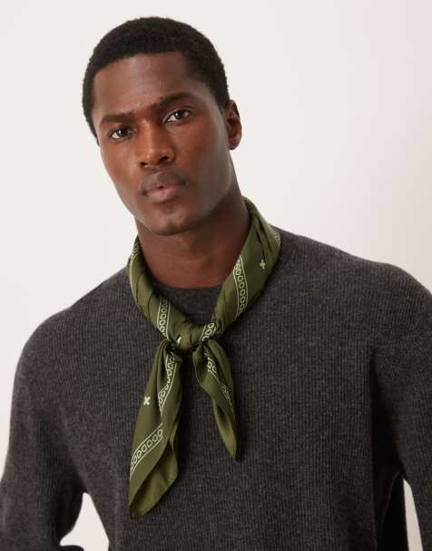 ASOS DESIGN - Foulard satiné - Vert - view 1