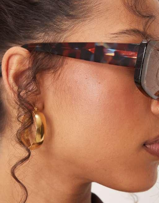 ASOS DESIGN - Lunettes de soleil à verres polarisés avec monture carrée en acétate, 3 de 3