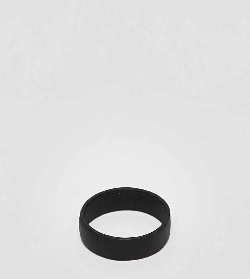 ASOS DESIGN – Plus – Ring med mattsvart finish