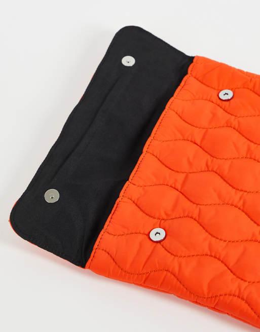 ASOS DESIGN Pochette matelass e pour ordinateur portable Orange